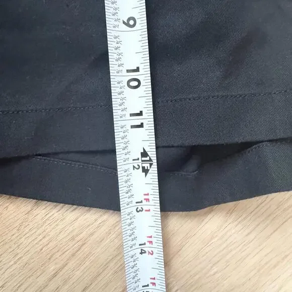 J. Crew Chic Black Tailored Chino Shorts - Size 4 - Picture 9 of 9